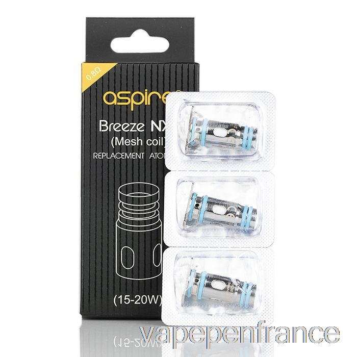 Bobines De Remplacement Aspire Breeze Nxt 0.8ohm Nxt Ka Bobines De Maille Stylo Vape